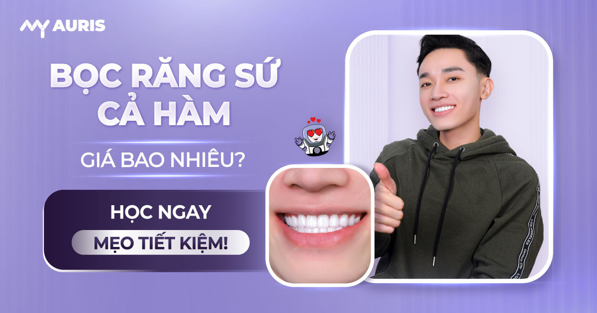 Bọc răng sứ mang lại nụ cười đẹp, tự tin