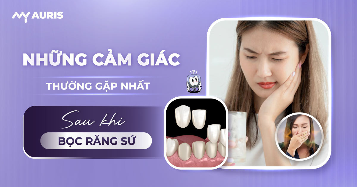 triệu chứng sau khi bọc răng sứ