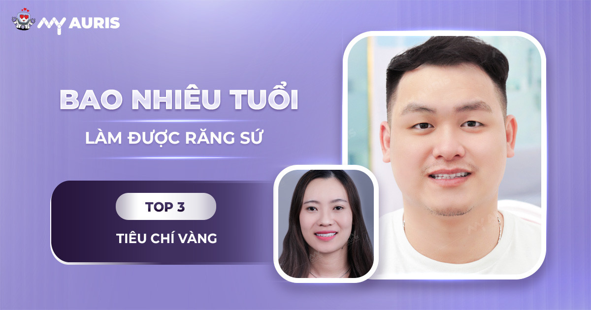 Bao nhiêu tuổi được làm răng sứ