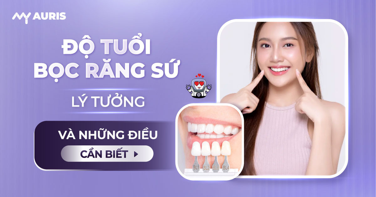 độ tuổi bọc răng sứ