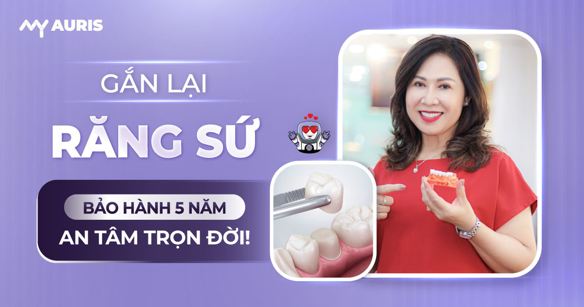 gắn lại răng sứ