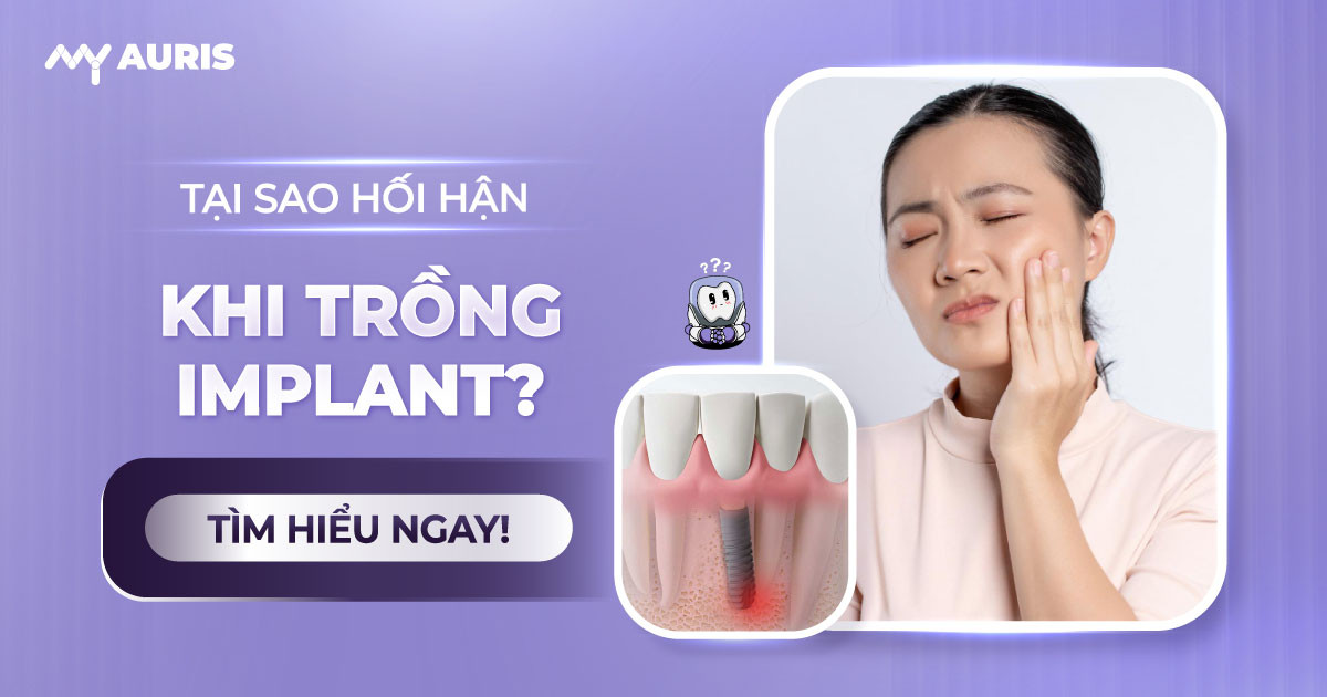 hối hận khi trồng implant