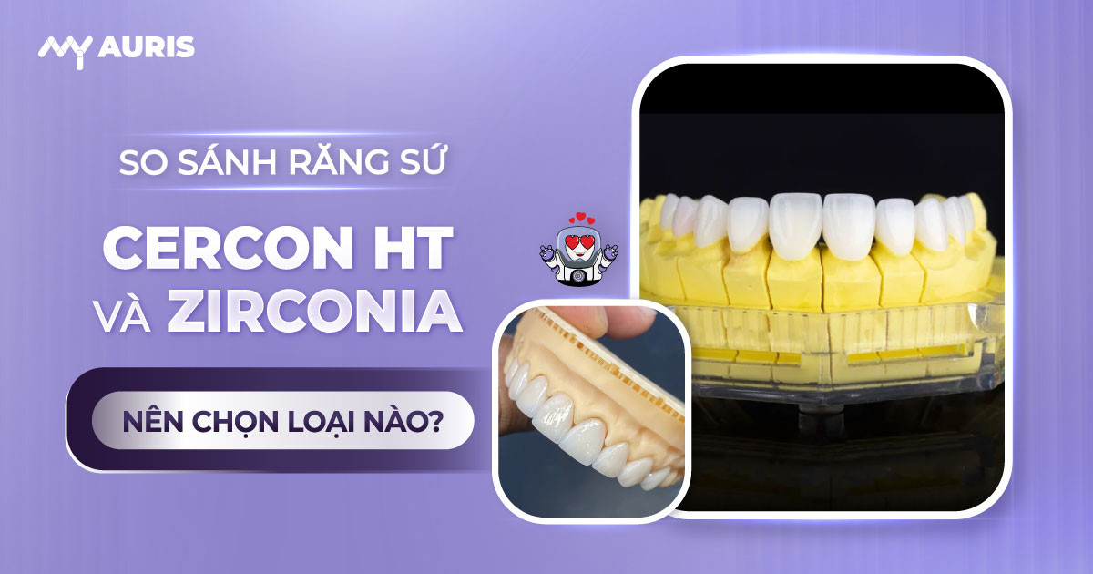 răng sứ cercon ht và zirconia