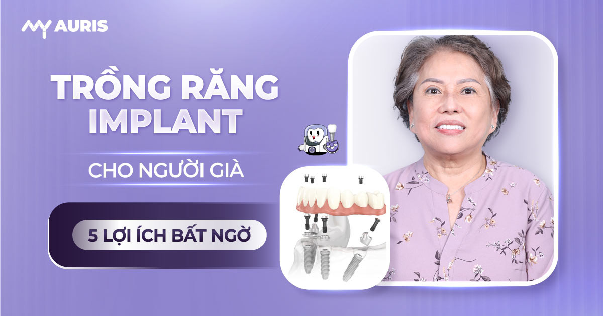 trồng răng implant cho người già