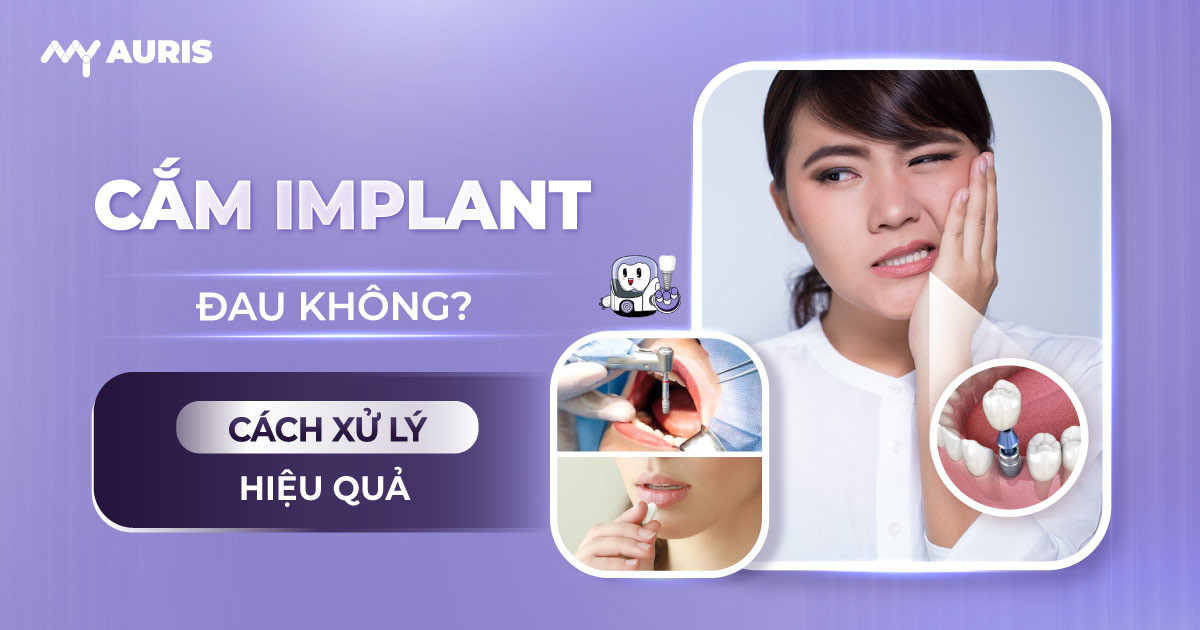 cắm implant đau không