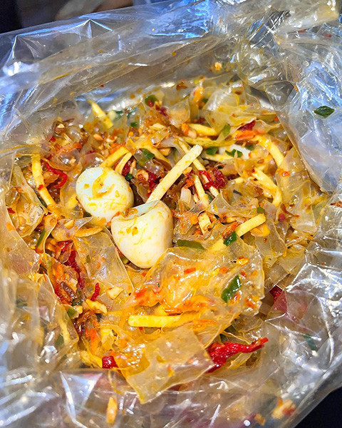 bánh tráng trộn bao nhiêu calo