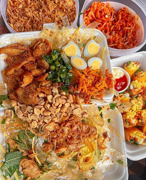 bánh tráng trộn bao nhiêu calo