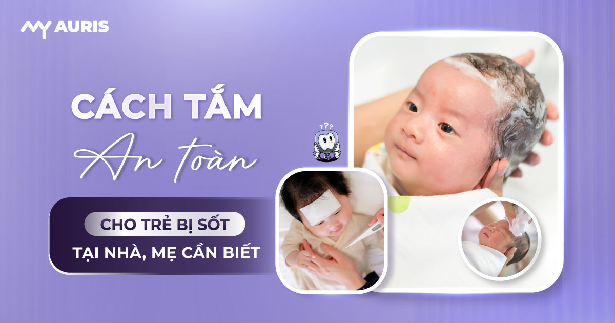 có nên tắm khi bị sốt