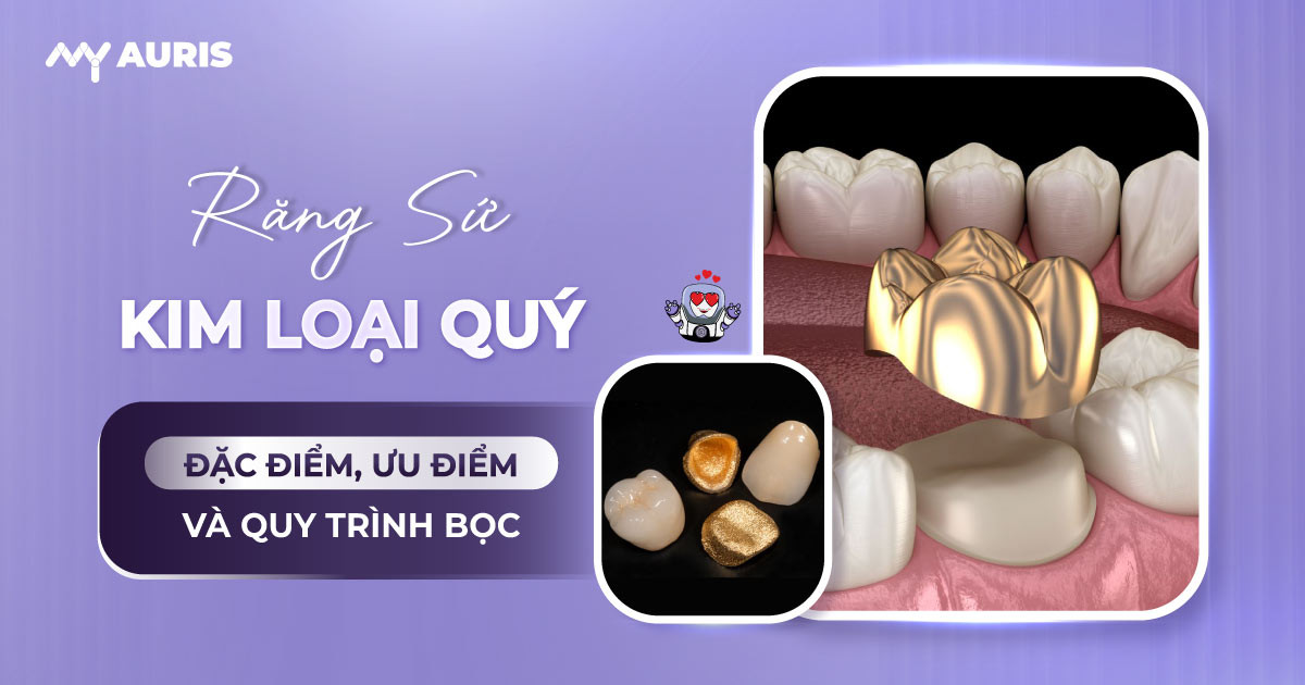 Răng sứ kim loại quý