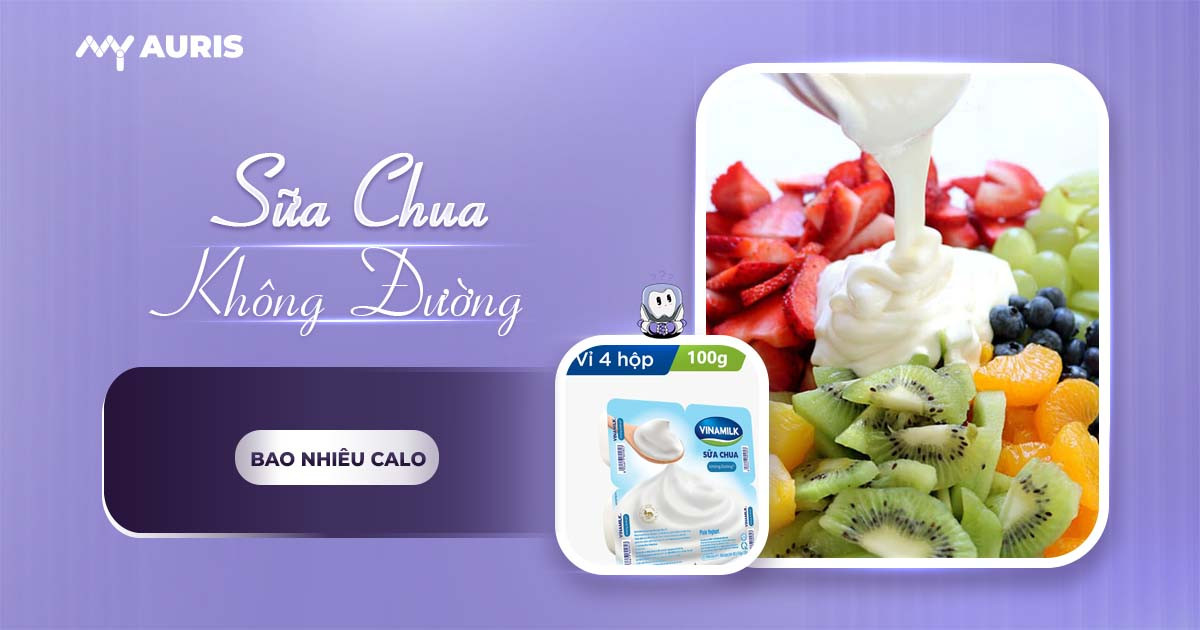 sữa chua không đường bao nhiêu calo