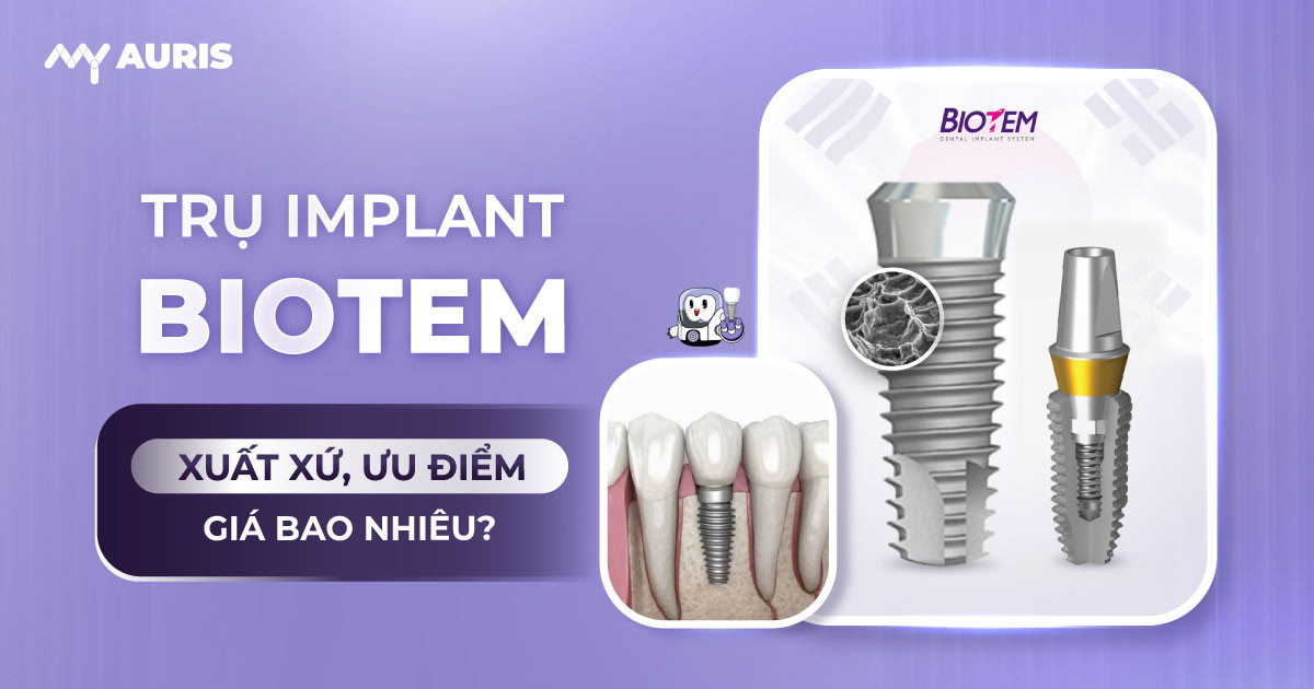 trụ implant hàn quốc biotem