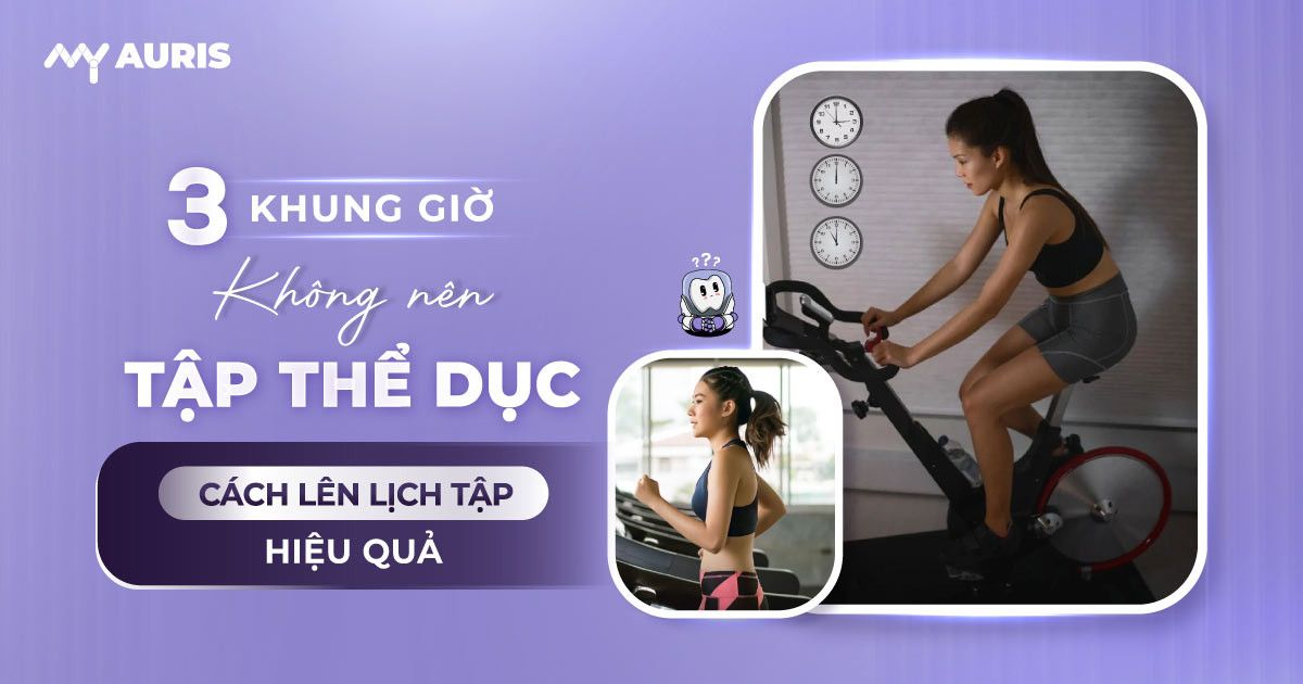 3 khung giờ không nên tập thể dục