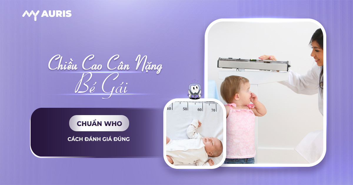 chiều cao cân nặng bé gái