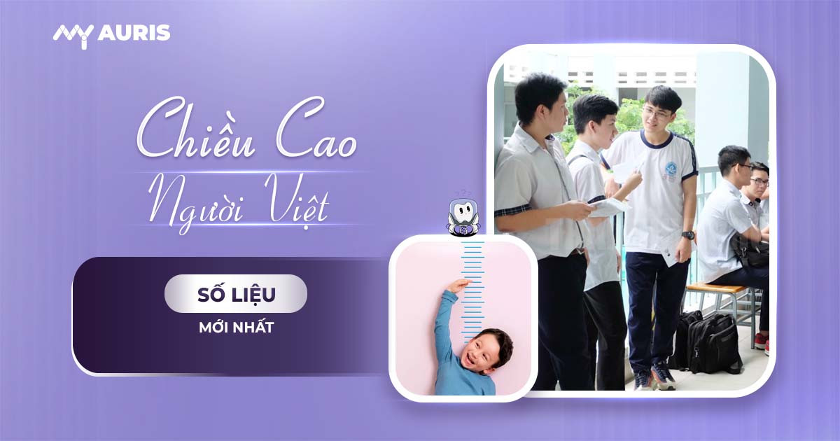 chiều cao trung bình của người việt nam