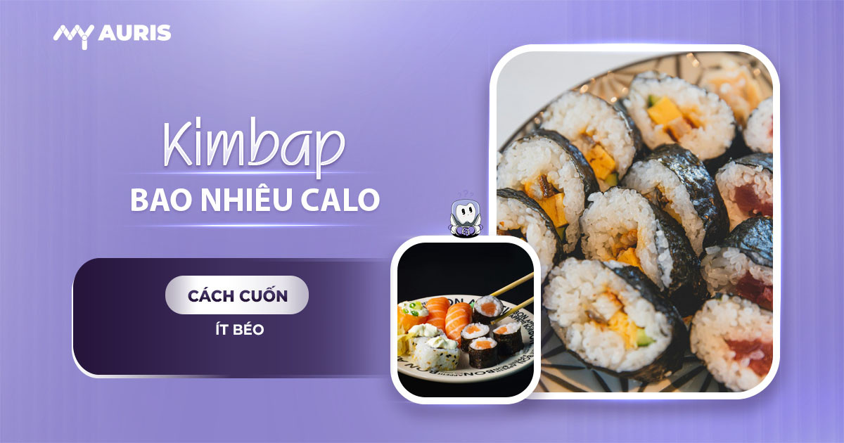 kimbap bao nhiêu calo