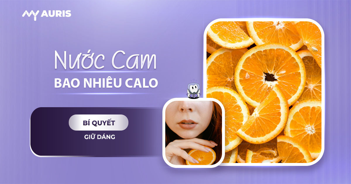 nước cam bao nhiêu calo
