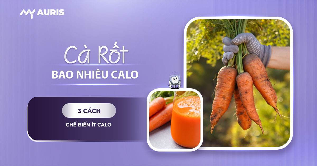 cà rốt bao nhiêu calo