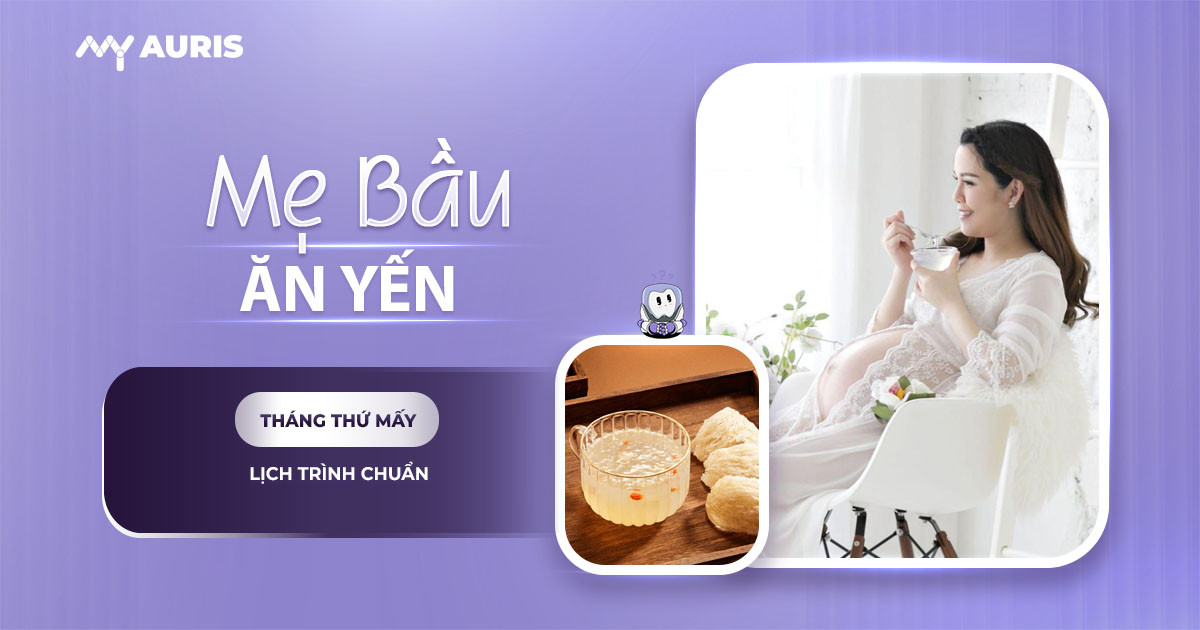 bà bầu nên an yến vào tháng thứ mấy,bầu mấy tháng được ăn yến,yến dành cho bà bầu