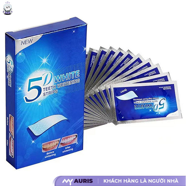 miếng dán răng 5d white