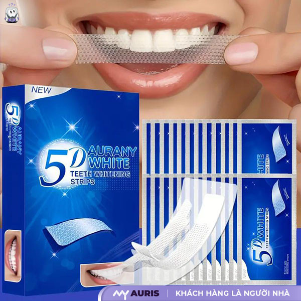 miếng dán răng 5d white