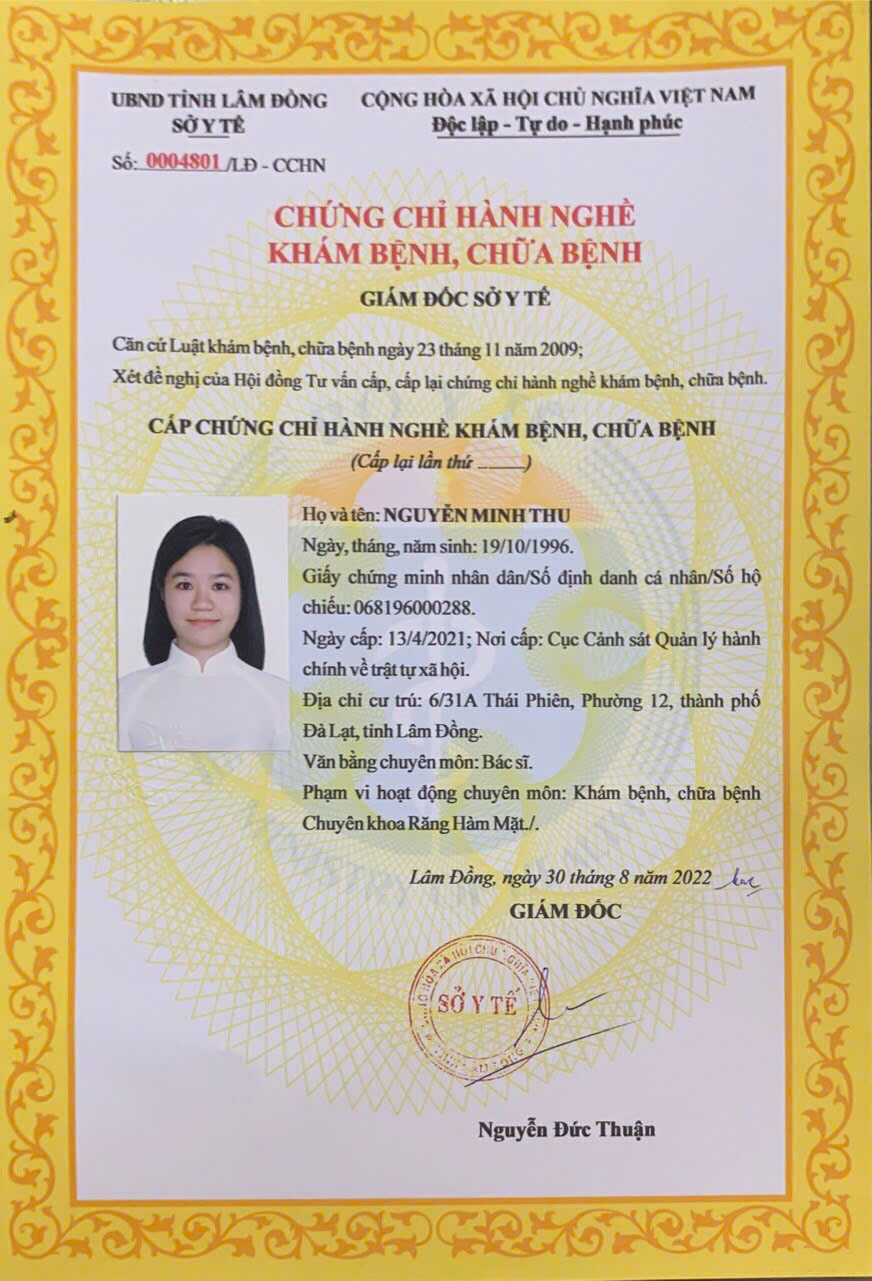 Chứng Chỉ Hành Nghề