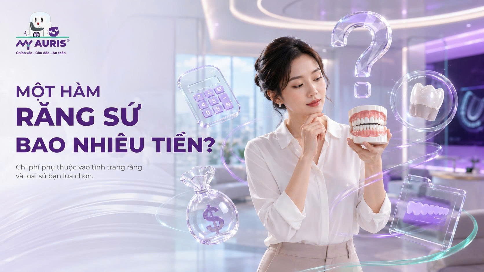 Một hàm răng sứ bao nhiêu tiền