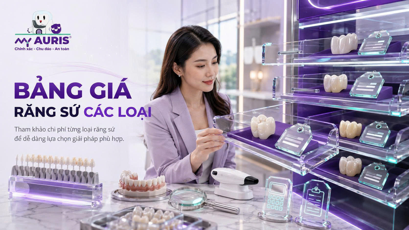 Bảng giá răng sứ các loại