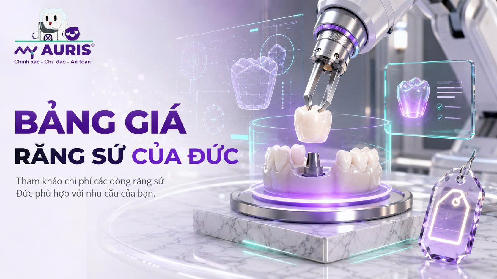 Bảng giá răng sứ của Đức Bảng giá răng sứ của Đức