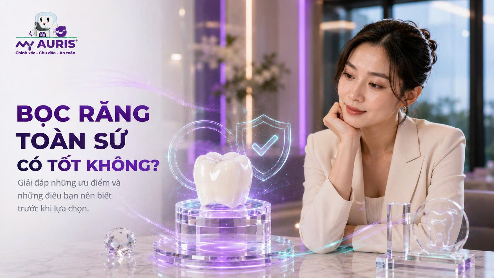 Bọc răng toàn sứ có tốt không Bọc răng toàn sứ có tốt không