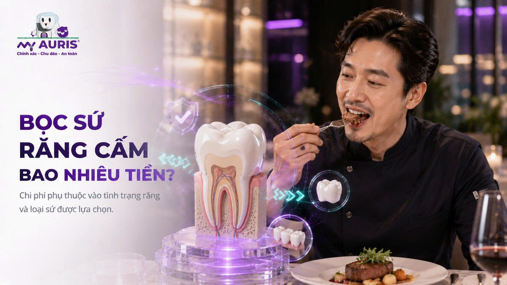Bọc sứ răng cấm bao nhiêu tiền Bọc sứ răng cấm bao nhiêu tiền