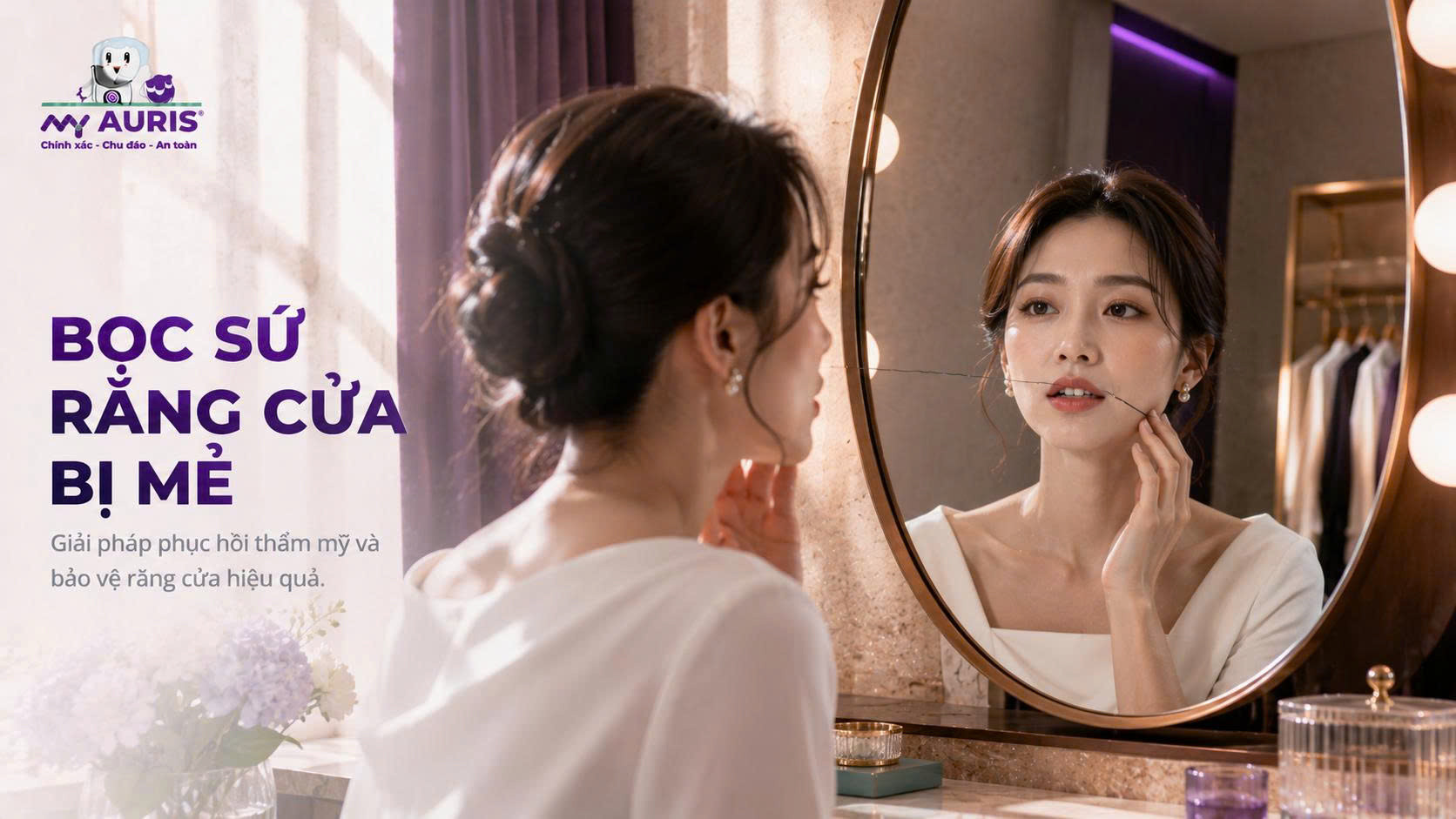 Bọc sứ răng cửa bị mẻ Bọc sứ răng cửa bị mẻ