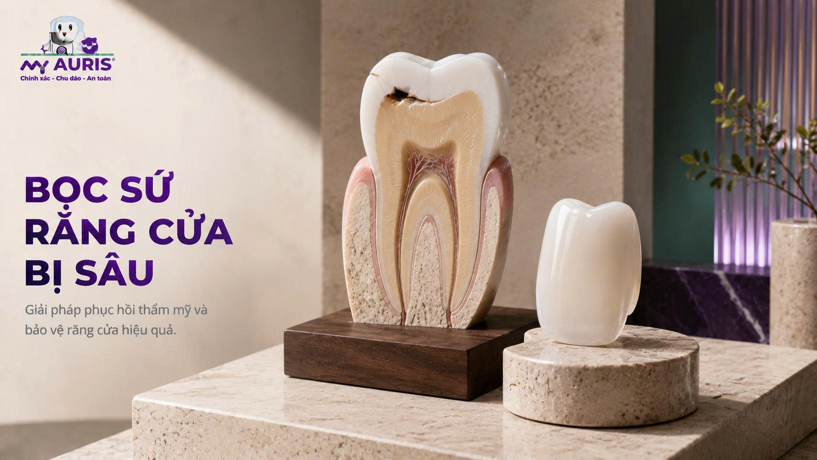 Bọc sứ răng cửa bị sâu Bọc sứ răng cửa bị sâu