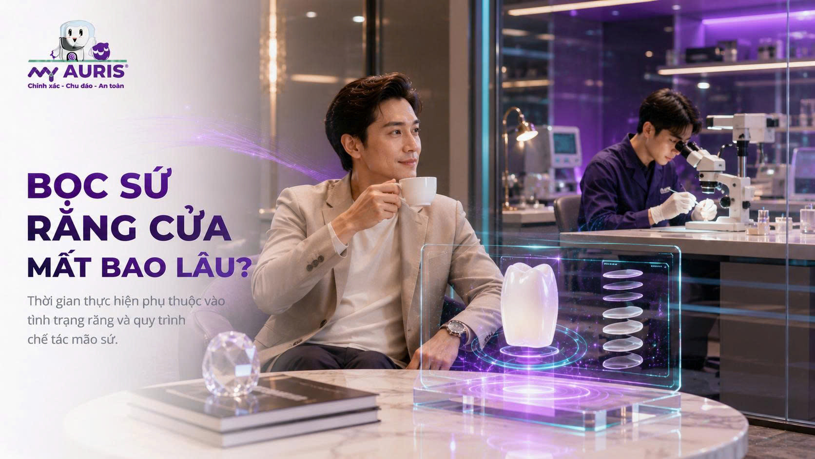 Bọc sứ răng cửa mất bao lâu