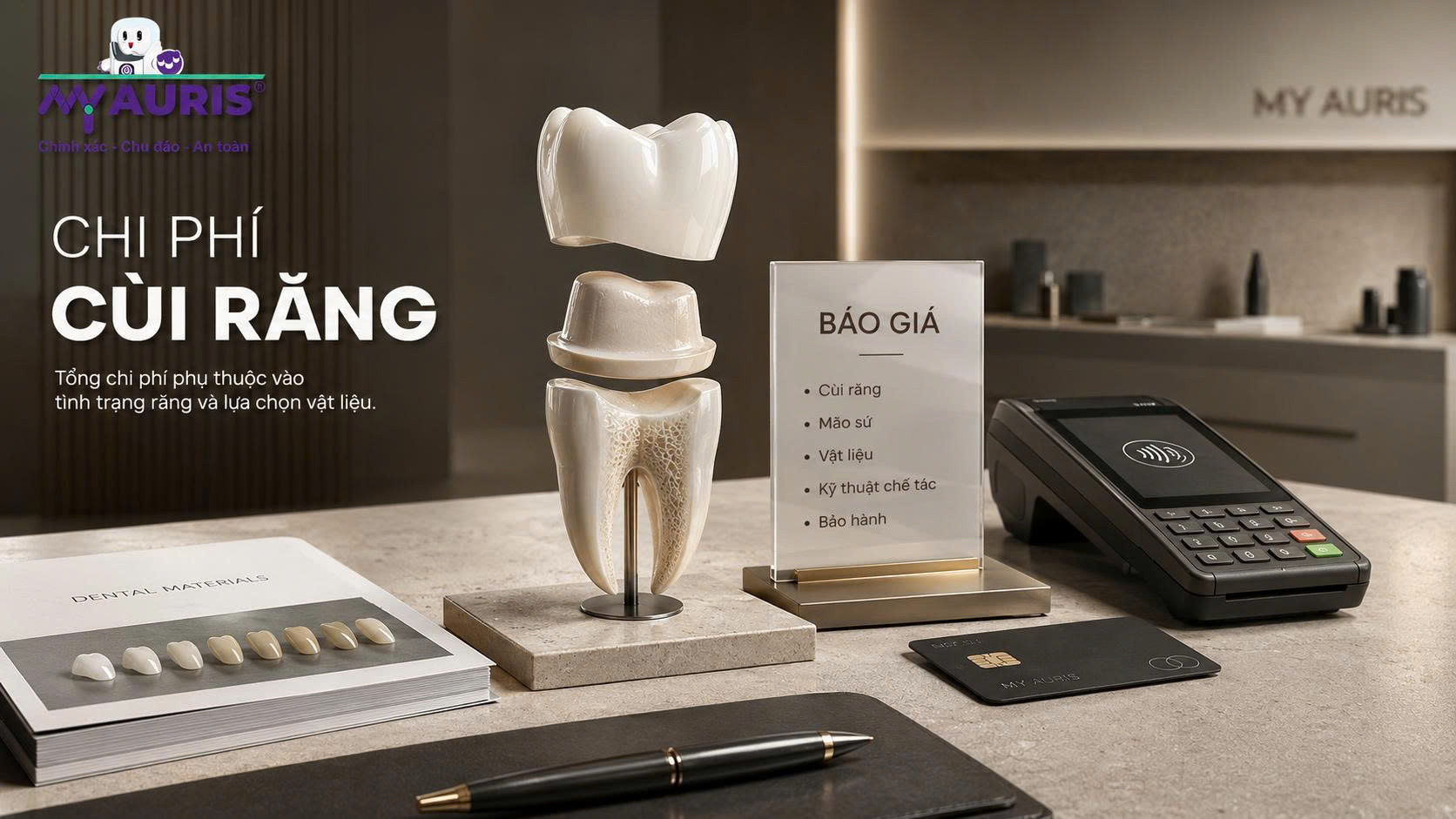 Cùi răng sứ giá bao nhiêu