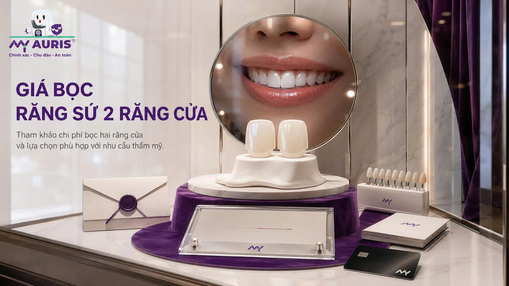 Giá bọc răng sứ 2 răng cửa