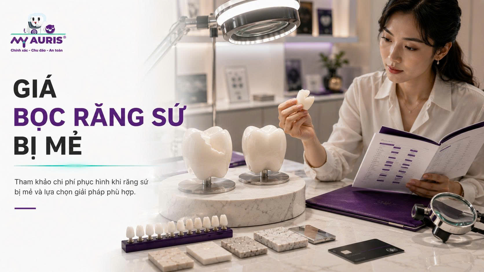 Giá bọc răng sứ bị mẻ