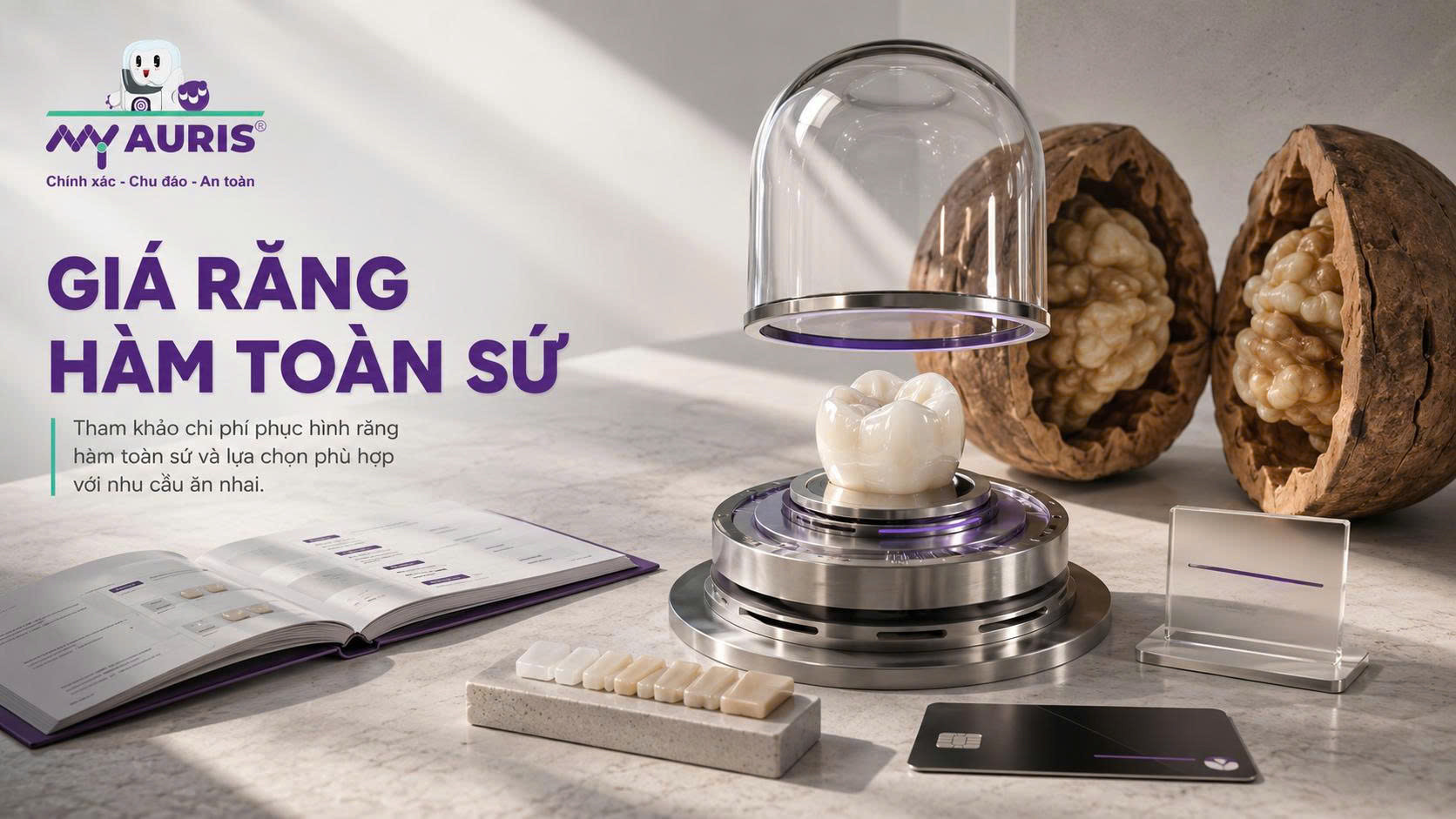 Giá răng hàm toàn sứ