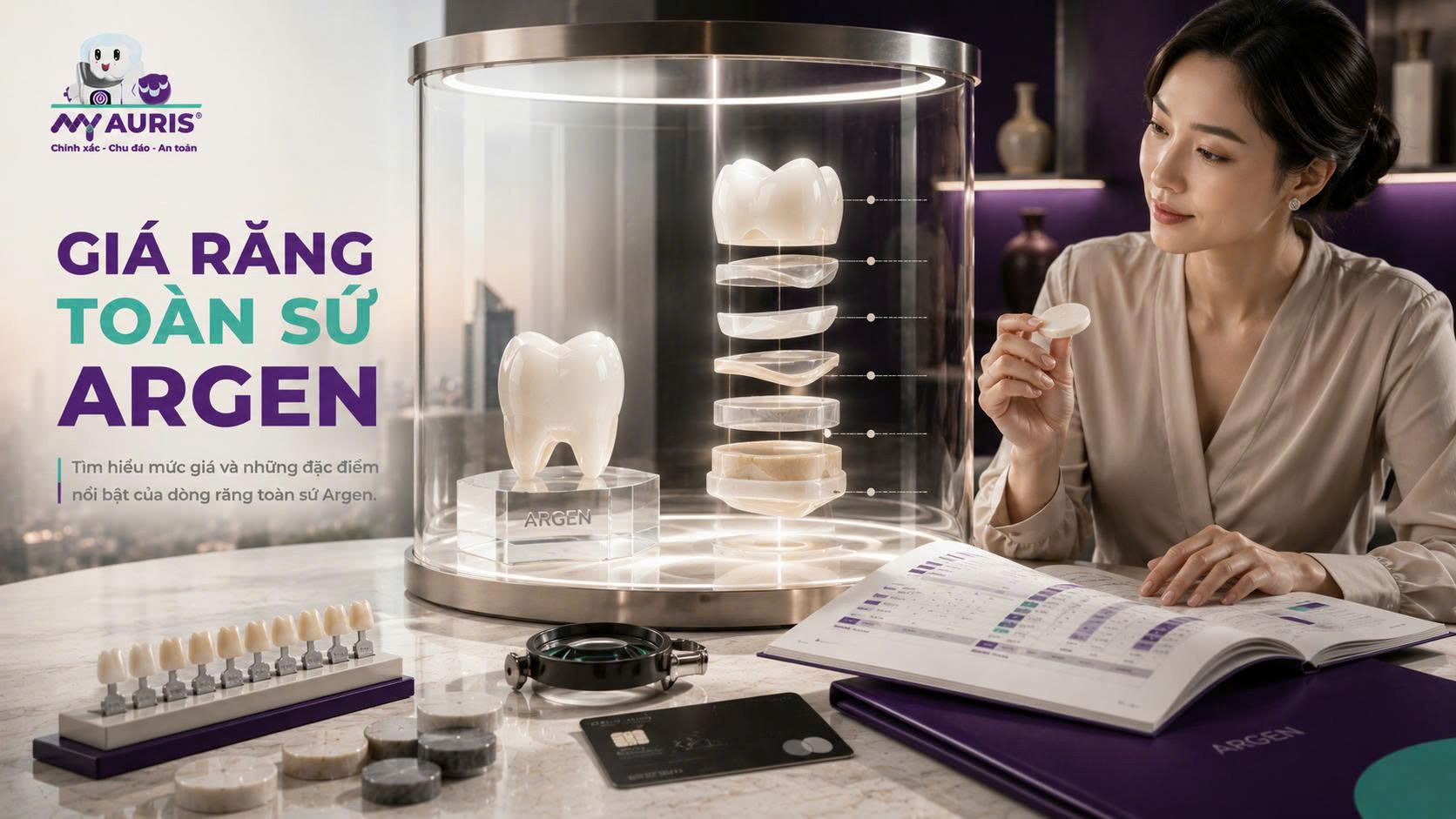 Giá răng toàn sứ Argen
