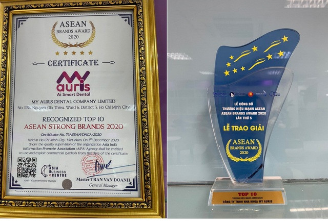 My Auris - Thương hiệu nha khoa đạt Top 10 Thương hiệu mạnh ASEAN 2020